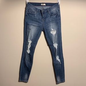 Cello Ripped Dark Wash Jeans